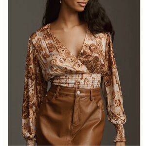 [NWT] Anthropologie | Tiny Valentina Long Sleeve Printed Floral Boho Top Size S